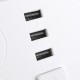 Electric 3 Socket Outlet + 3 USB Extension Power Strip 5V 2.1A US/UK Plug Cord