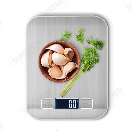 Electronic LCD Digital Kitchen Scale 5000g/1g Multi-function HD Backlit