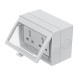 IP 55 Waterproof Socket Rainproof 86 Type Wall Socket Home Outdoor Wall-mounted Power Socket