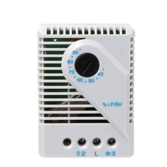 Mechanical Hygrostat Humidity Controller Power Distribution Cabinet Temperature Humidifier Controller Switch Temperature Controller for Cabinet MFR012
