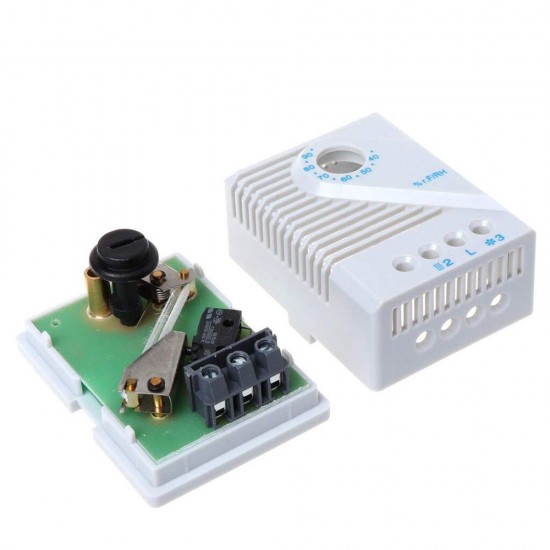 Mechanical Hygrostat Humidity Controller Power Distribution Cabinet Temperature Humidifier Controller Switch Temperature Controller for Cabinet MFR012