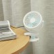 Mini Table-top Cooling Fan Portable Clip Fan 2 Speed Adjustable Low Noise USB Fan