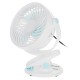 Mini Table-top Cooling Fan Portable Clip Fan 2 Speed Adjustable Low Noise USB Fan