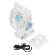 Mini USB Clip-on Fan 360° Rotation 3 Speeds USB Rechargeable Portable Travel Desktop Fan