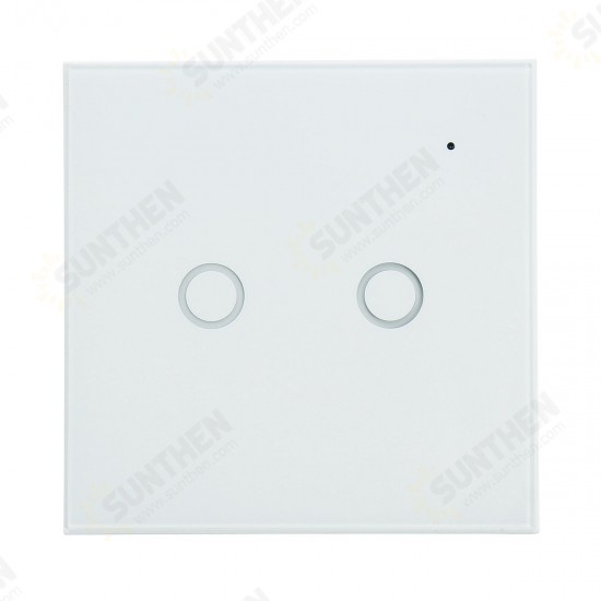 WiFi On/Off Switch Light Switch 2Gang Wireless EU Light Control Smart Switch EU Remote Conrtol