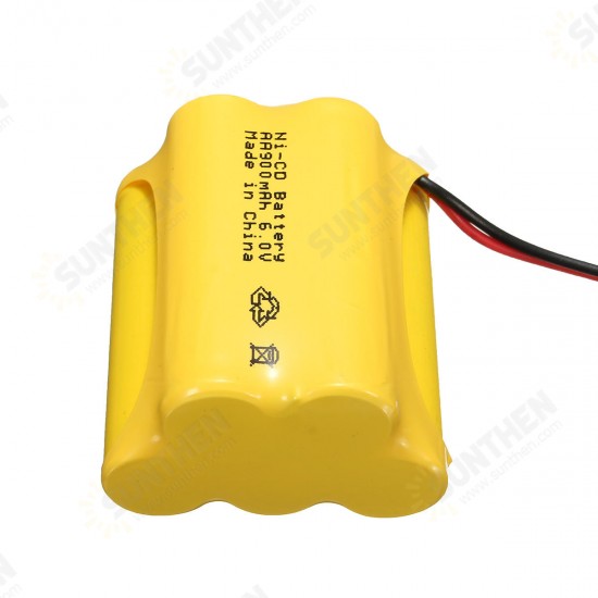 Ni-Cd 6V 900mAh JST-SYP Plug Rechargeable Battery Solar Light For Racing Remote Control Car