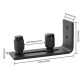 Sliding Barn Door Bottom Wall Guide Mount Adjustable Hardware with Screws Set