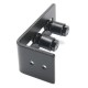 Sliding Barn Door Bottom Wall Guide Mount Adjustable Hardware with Screws Set