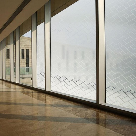 Waterproof PVC Privacy Frosted Window Sticker Glass Film Window Film