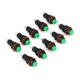 DS-211 125V 2A 10mm Self Locking NO Switch Push Button Round 10pcs