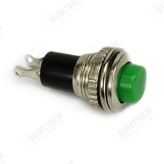 DS-316 250V 1A 10mm Self-resetting OFF/ON Switch Push Button No Lock 10pcs