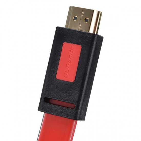 ULT unite HD Red Transparent FLAT CABLE