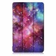 Tri-Fold Pringting Tablet Case Cover for Samsung Galaxy Tab A 8.0 2019 SM-P200 P205 Tablet - Milky Way Galaxy