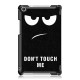 Tri Fold Printing Case Cover for 8 Inch HuHonor 5 Tablet Big Eyes