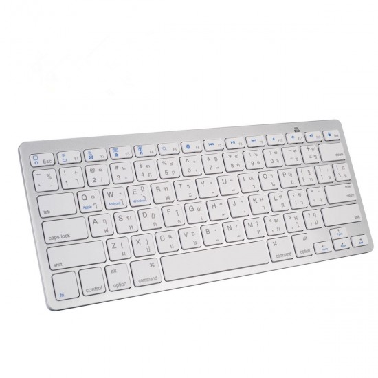 Wireless Russian German Spanish Arabic bluetooth Keyboard for Windows/Android/ios Tablet Phone