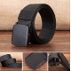 120cm R01 Men Women Canvas Adjustable Quick Release Tactical Belt PE Buckle 3.8cm Width Waistband