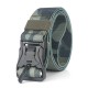 125cm Punch Magnetic Buckle Belt Quick Release Nylon Leisure Belt Tactical Belt