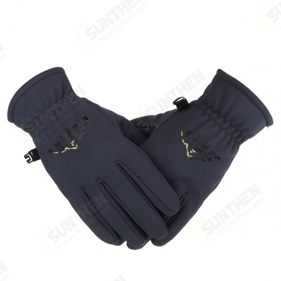 1Pair 8.99 Outdoor Non-slip Windproof Warm Thermal Gloves Ski Snow Cycling Waterproof Winter Glove