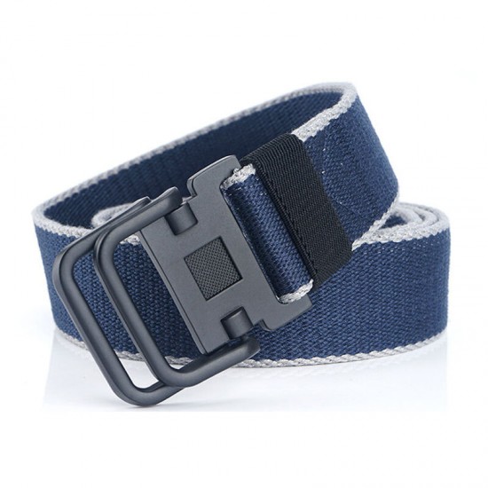 DB19 120cm Nylon Tactical Belt Punch Quick Release Buckle Adjustable Casual Canvas Belt