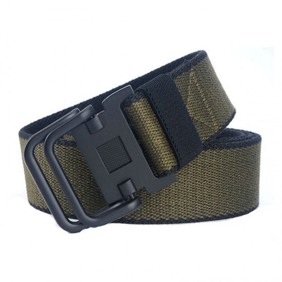 DB19 120cm Nylon Tactical Belt Punch Quick Release Buckle Adjustable Casual Canvas Belt