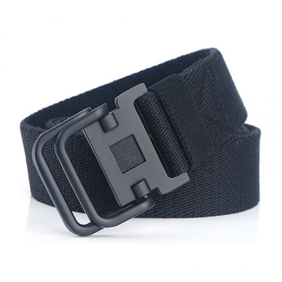 DB19 120cm Nylon Tactical Belt Punch Quick Release Buckle Adjustable Casual Canvas Belt