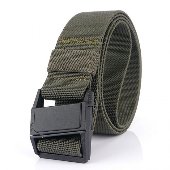 Nylon 125x3.8cm Tactical Belt Magnetic Buckle Heavy-Duty Quick-Release Belt