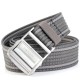 S02 125cm Silver Buckle Men Women Camouflage Military Tactical Belt Pants Canvas Fabric Belt