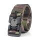 S5S 125cm Nylon Camouflage Tactical Belt Plastic Magnetic Buckle Belt