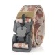 S5S 125cm Nylon Camouflage Tactical Belt Plastic Magnetic Buckle Belt