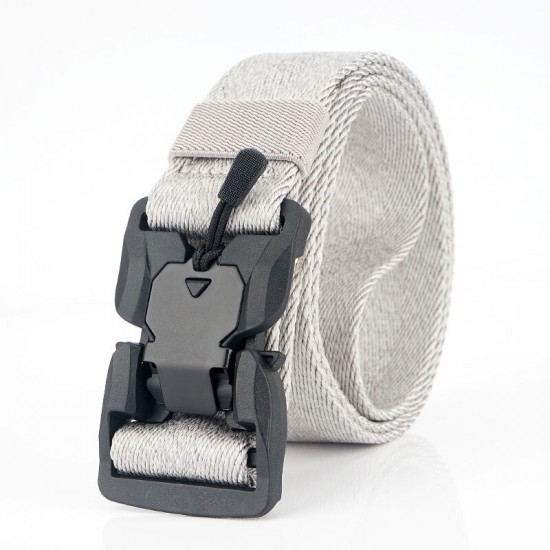 SS5 125cm Magnetic Buckle Belt Heavy Duty Military Tactical Belt Adjustable Polyester Nylon Belt Waist Belt