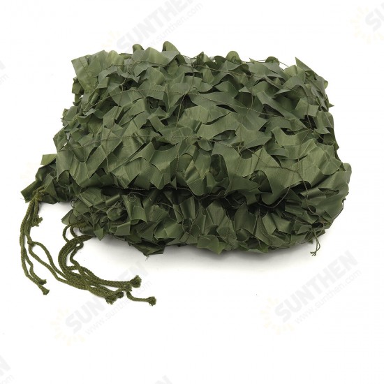 Camouflage Army Green Trap Net Military Hunting Trap Woodland Leaves Sunshade Net