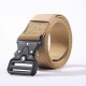 Casual Nylon Tactical Belt Adjustable Automatic Buckle Wear-resistant Outdoor Canvas Casual Belt For Men