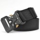 Casual Nylon Tactical Belt Adjustable Automatic Buckle Wear-resistant Outdoor Canvas Casual Belt For Men