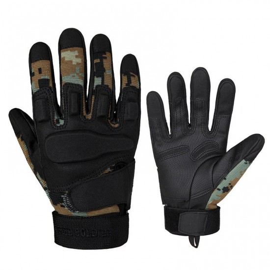 PB124 Tactical Full Finger Glove Breathable Slip Resistant Gloves For Cycling Riding Outdoor Hunting Sports