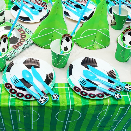 Football Soccer Theme Party Decorations For Kids Birthday Party Event Festive Party Supplies