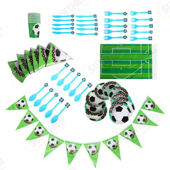 Football Soccer Theme Party Decorations For Kids Birthday Party Event Festive Party Supplies