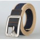 P8 125cm 3.8cm Unisex Casual Belts + Outdoor Sport Tactical Belt Pin Buckle Canvas Waist Belt For Women Man