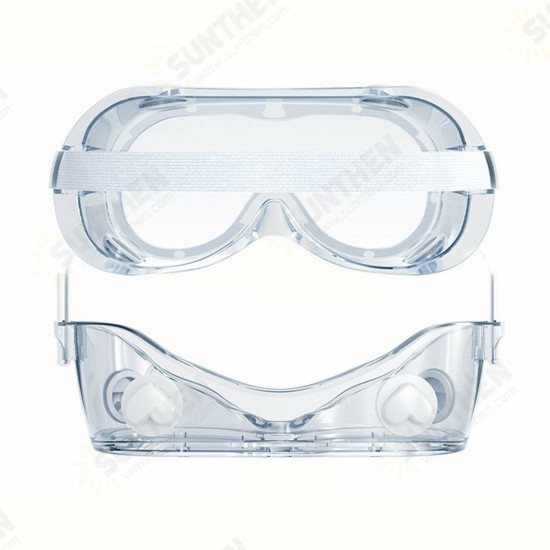 PVC Transparent Anti-Fog Goggles Dustproof Splashing Impact Resistant Glasses Safety Salivaproof Goggles