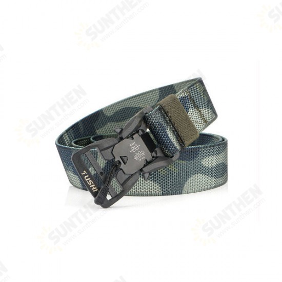 CM9S 125cm Magnetic Buckle Heavy Duty Tactical Belt Camouflage Quick Release Nylon Waist Belt