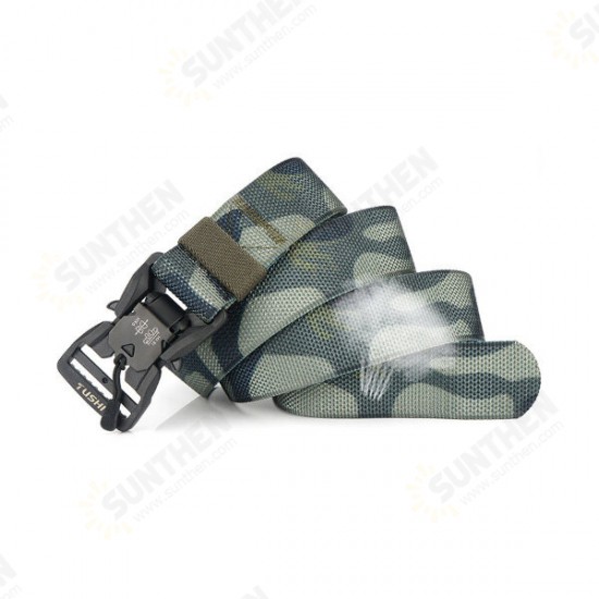 CM9S 125cm Magnetic Buckle Heavy Duty Tactical Belt Camouflage Quick Release Nylon Waist Belt