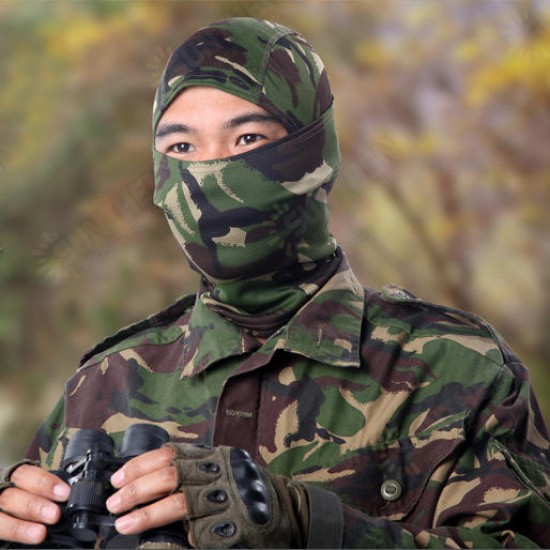 Outdoor Camouflage Face Mask Dust Wind Proof Scarf Masks Hunting Protection