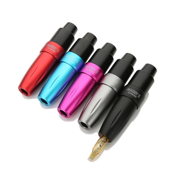 Rocket II Motor Professional Tattoo Machine Aluminum Alloy Tattoo Pen Permanent Makeup Pen for Eyebrow Eyeliner