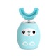 Children 360° Silicone U-shaped Sonic Electric Toothbrush Intelligent Charging IPX7 Waterproof Portable Toothbrush