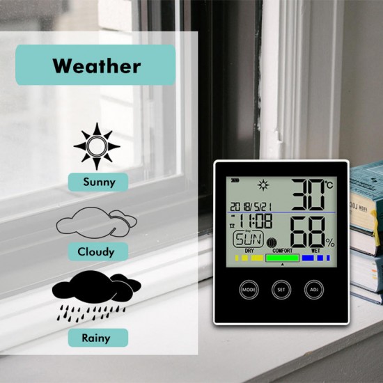 CH-909 Electronic LCD Digital Display Thermometer Hygrometer