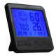 Digital Desktop Thermo-hygrometer Alarm Clock LCD Screen Temperature Humidity