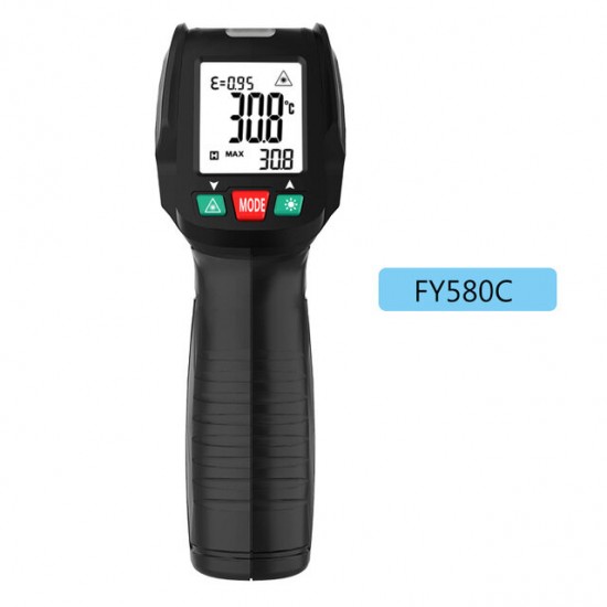 -50~580℃ Non-Contact Infrared Digital Thermometer Laser Handheld IR Temperature Meter With K Type Thermocouple