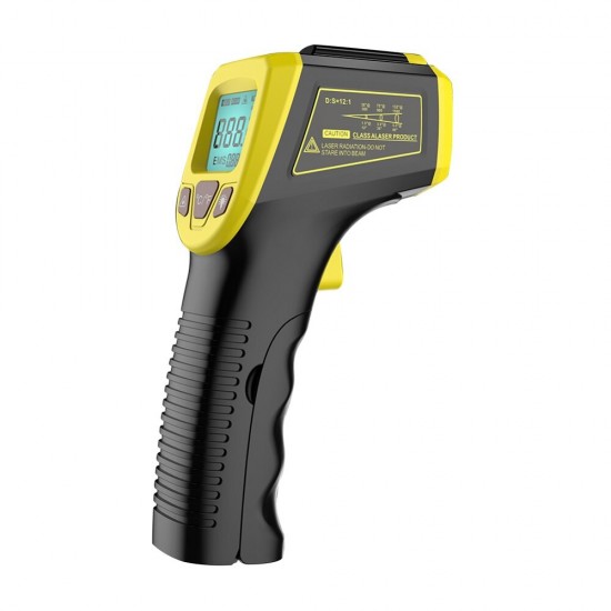 GM32S Digital Infrared Thermometer -50 ~ 600℃ (-58~1112℉) Non-Contact Pyrometer LCD Infrared Laser Infrared Digital Temperature Thermometer Gu