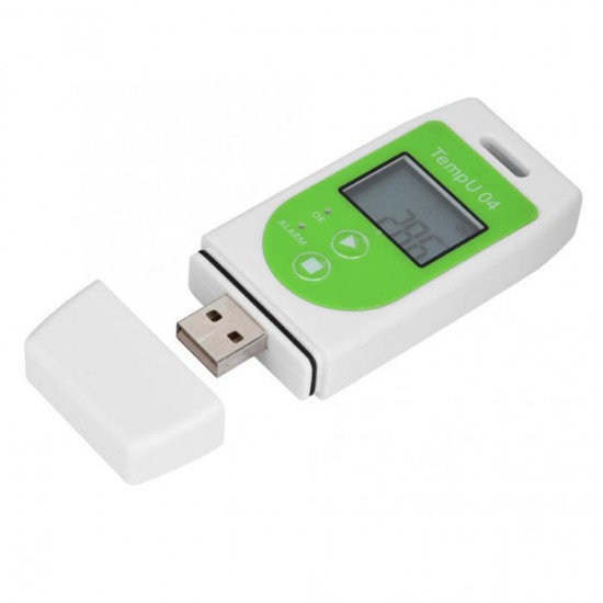 High Precision USB Temperature Logger Recorder Temperature Humidity Data Reusable Recording PDF CSV PI669