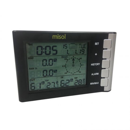 WH5300 Professional Weather Station Wind Speed Wind Direction Temperature Humidity Rain 433Mhz