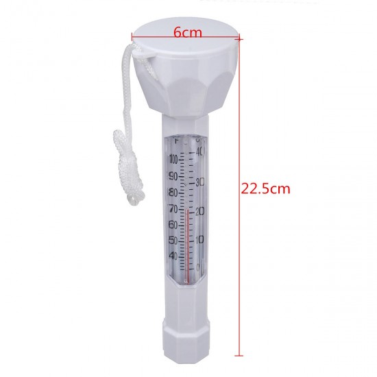 White Floating Water Swimming Pool Bath Spa Hot Tub Temperature Thermometer ℃/℉